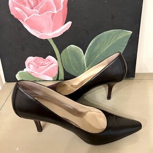 Calvin Klein dark brown pumps - size 6
